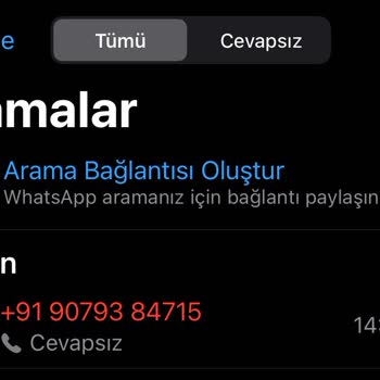 WhatsApp Yurt Dışı Sesli Araması Sorunu