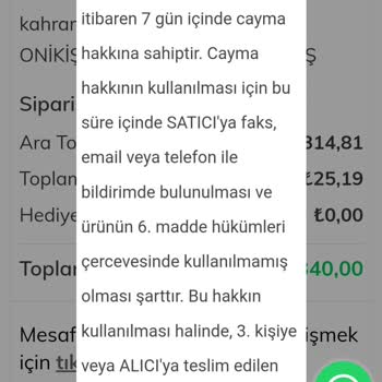 Su Butik - Seda Tutulmaz Cayma Hakkını Kabul Etmiyorlar