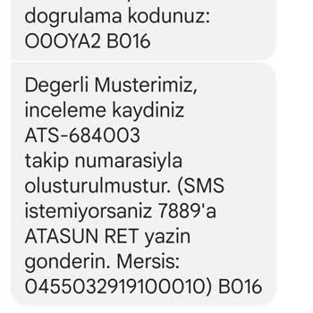 Garanti Kapsamında Ürün Değişimi Atasun Optik