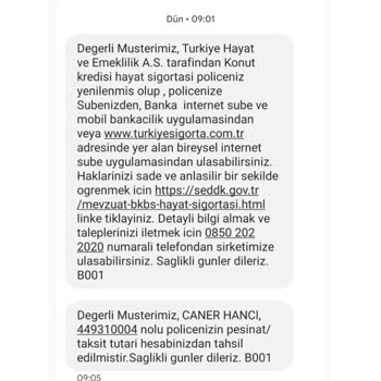Ziraat Bankası Ve Türkiye Sigortanın Hayat Sigortası Yenilemesi