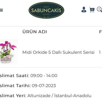 Şişli Sabuncakis Çiçek Hastaneye Çiçek Teslimatının Yapılmaması