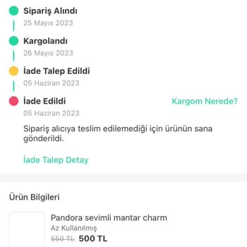 Trendyol Express İle Gönderdiğim Ürün İade Edildi Ama Bana Tazminat Ödenmedi