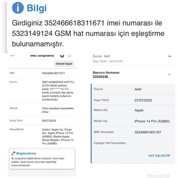 BTK (Bilgi Teknolojileri ve İletişim Kurumu) Telefonumun Pasaport Kaydını Yaptırdım Ama 'Servis Yok' Sorunu Yaşıyorum