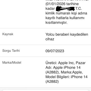 E-Devlet (Turkiye.gov.tr) IMEI Hat Eşleme