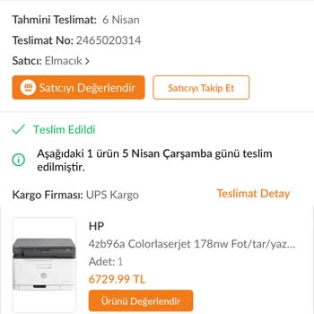 Trendyol Orijinal Denerek Olmayan Ürün Satışı