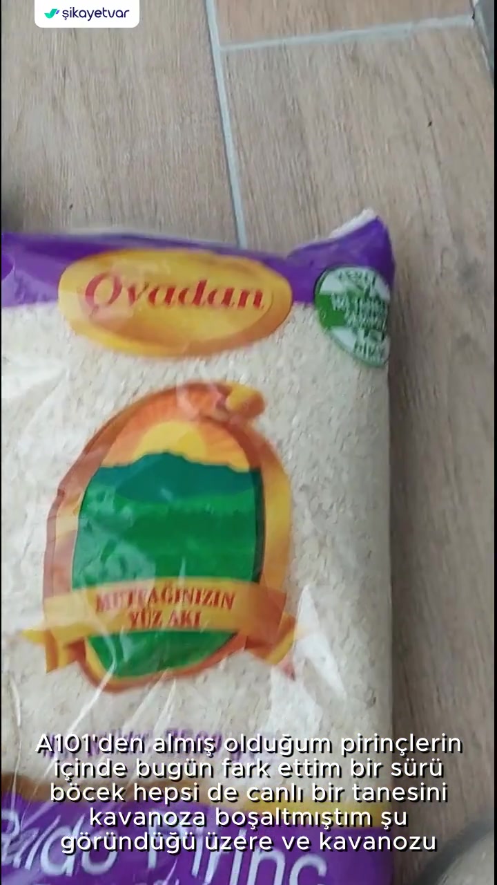 A101 Ovadan Marka Böceklenmiş Pirinç videonun kapak resmi