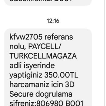Turkcell Paycell Mağduriyeti