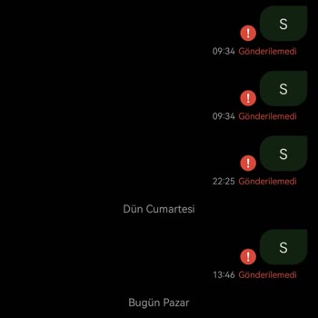 Vodafone 7000e SMS Gönderemiyorum