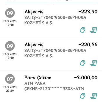Sephora Para İadesi Yapılmadı.