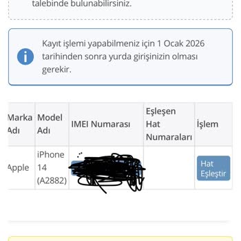 BTK (Bilgi Teknolojileri ve İletişim Kurumu) IMEI Kaydı Yapamıyorum, Hattım Çalışmıyor