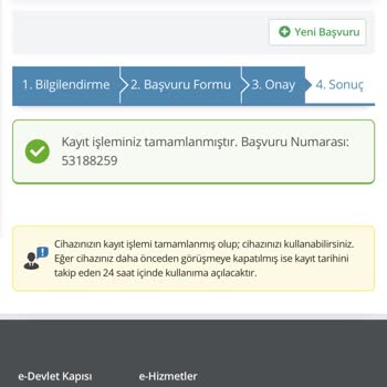 BTK (Bilgi Teknolojileri ve İletişim Kurumu) IMEI Kaydı Tamamlanmasına Rağmen Servis Problemi