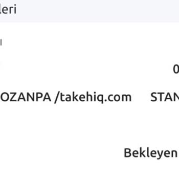 Takehiq.com Siparişim Hesabımda Gözükmüyor