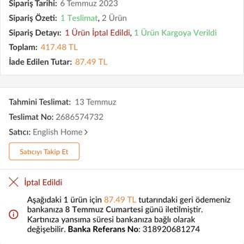 Trendyol Müşteriyi Mağdur Etmek