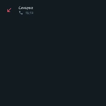 WhatsApp Bilinmeyen Arama