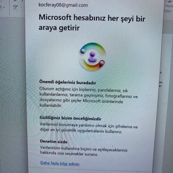 Microsoft Hesabınız Her Şeyi Bir Araya Getirir