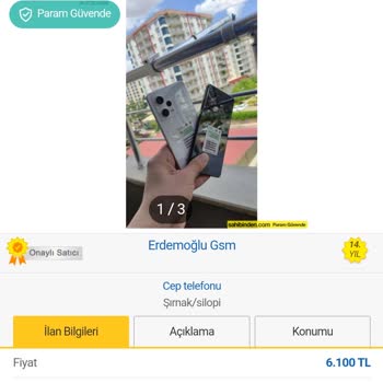 Sahte Sahibinden.com Ve Param Güvende Site Linki