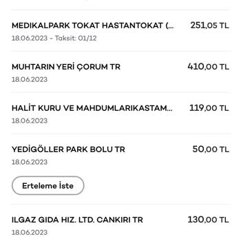 Medical Park Check-Up Ödemesi Fazla Çekildi