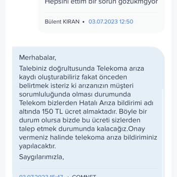 Comnet Com.net İnternet Sorunu