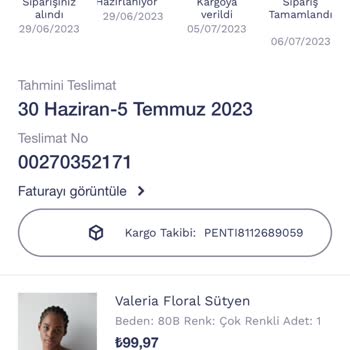 Penti Siparişim Teslim Edilmediği Halde Teslim Edildi Olarak Görünüyor