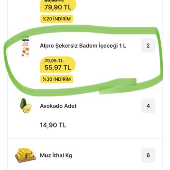 Migros Sanal Market Yanlış Ürün Gönderimi