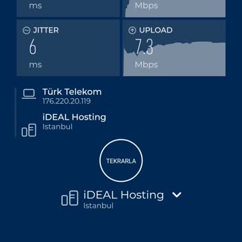 Türk Telekom 4.5G İnternet Hızı.