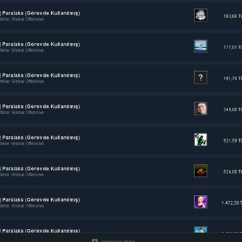 Steam Pazarda Bir Şey Satamıyorum