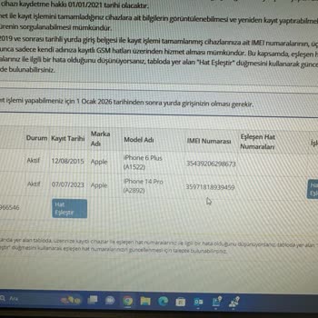 BTK Yurt Dışı Telefonumun Kaydını Yaptırdım. Servis Yok