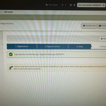 BTK Yurt Dışı Telefonumun Kaydını Yaptırdım. Servis Yok