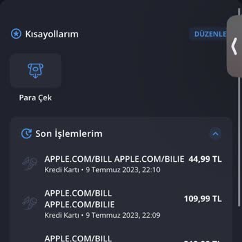 Apple Firması İznim Dışında Para Çekimi Yapıyor