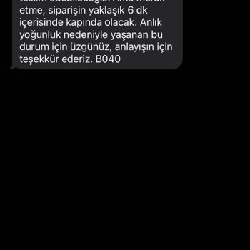 Sbarro Trendyol Yemek Sepeti Para İadesi Yapmadı