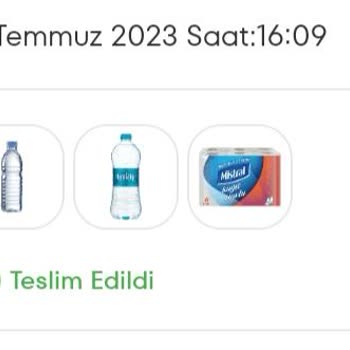 A101 Teslim Edilmeyip Parası Alınmış Olan Sipariş!