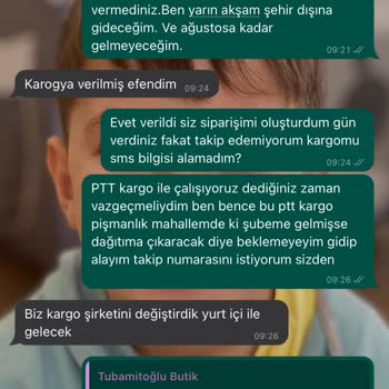 Tuba Mutioğlu Ödemesini Yaptığım 1000₺ Siparişimin Hala Teslim Edilmedi