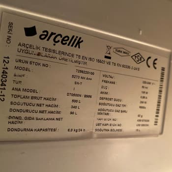 Arçelik Buzdolabı Soğutmuyor Ve Kapak Ayarı Bozuldu