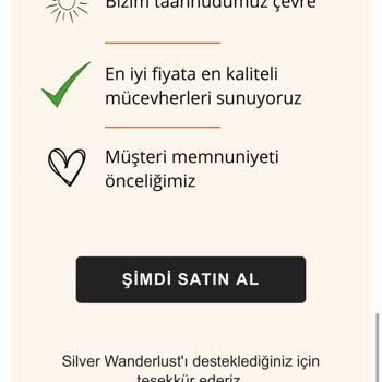 Silver Wanderlust Mücevher Ürünü Göndermiyor Ve Muhatap Yok!