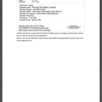 Ziraat Bankası Bana Paramı Geri Ver