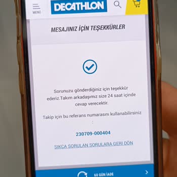 Decathlon Hesabımdan Para Çekildi Fakat Ortada Sipariş Yok