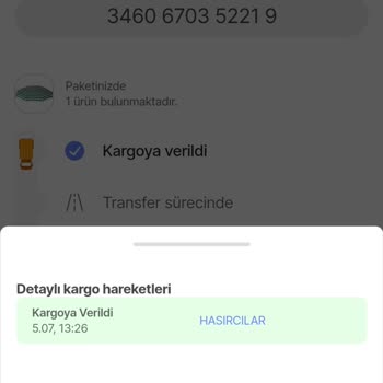 Aras Kargo Kargomu Bir Haftadan Beri Sevk Etmiyorlar