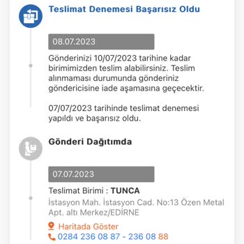 MNG Kargo Teslim Edilemedi Durumu