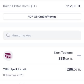 QNB Finansbank Kart Aidat Ücreti