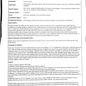 Mobilfix Bilişim Para İadesi Yapılmıyor