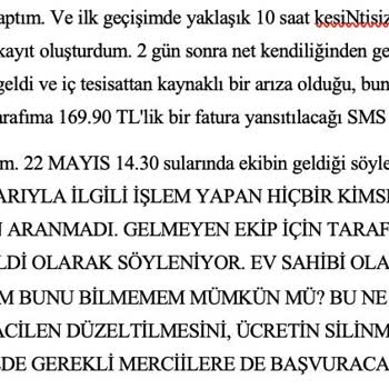 Millenicom Haksız Kazanç Teknik Ekip Geldi Denilerek Ücret Talep Edilmesi