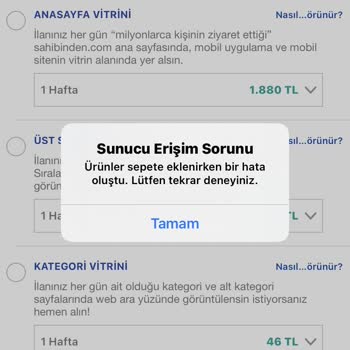 Sahibinden İlan Atarken Oluşan Hataları Çözemiyorsunuz
