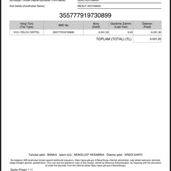 BTK IMEI Telefon Servis Dışı
