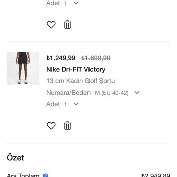 Nike Sitesi Alışveriş Mağduriyeti