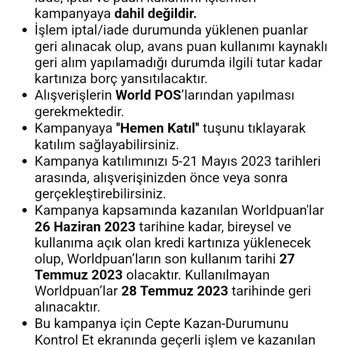 VakıfBank Banka Kredi Kartı Puanı