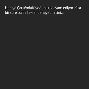 Vodafone Hediye Çarkı Yoğunluk