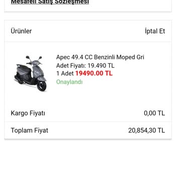 A101 APEC PS3 Motorun Trafik Tescil İçin Evraklarını Göndermiyor