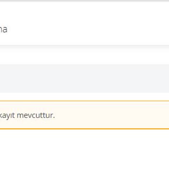 BTK Hat Eşleştirme Problemi. Aynı Bilgiler İle Kayıt Mevcuttur Yazısı