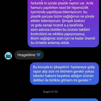 A101 Den Aldığım Çıt Kırıldım Kraker Hamurunda Plastik Naylon Çıktı.!