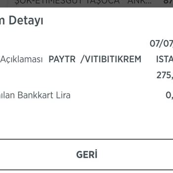Vitibiti Krem Vitibiti.com'dan Alışverişimde Sorun Yaşadım